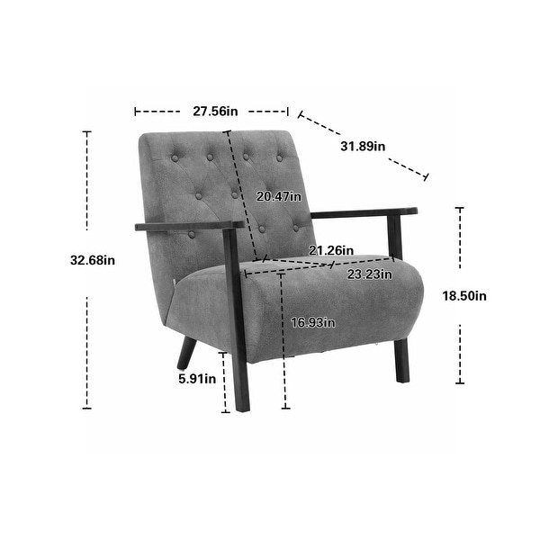 Wood Frame Living Room Accent Chair Modern Armchair Lounge Chair Sofa Removable Cushion Seat Arm Chairs， White Teddy