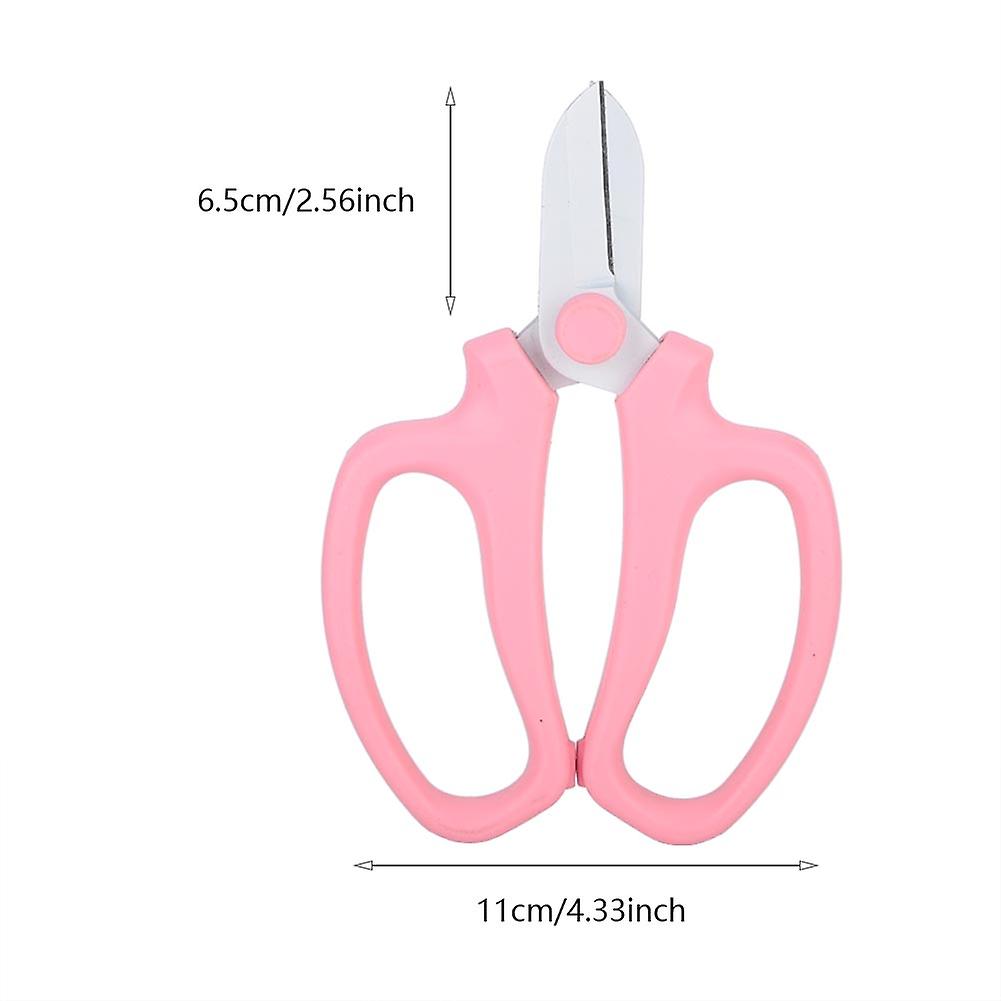 High Carbon Steel Garden Pruning Shears Thick Branches Scissors Bonsai Tools (light Pink)