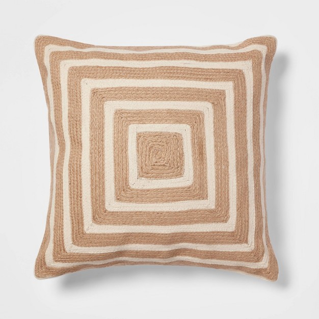 Jute Floor Pillow Neutral