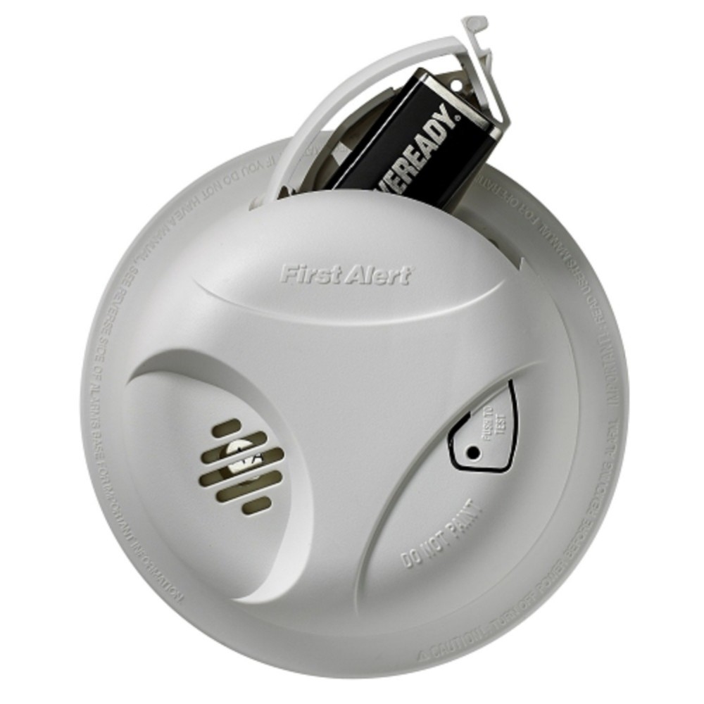 First Alert Battery Operated Ionization Smoke Alarm 2pk ;