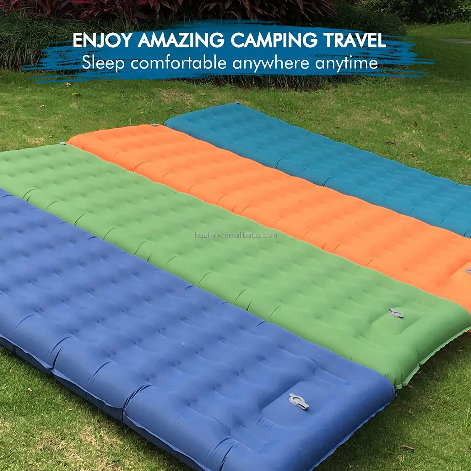 Factory High Quality Portable Camping Sleeping Mat Self Inflating Sleeping Pad Waterproof Mat Outdoor Camping Air Mattress