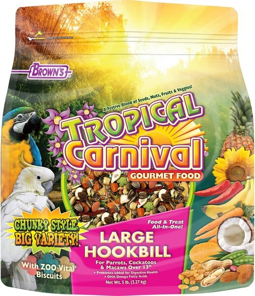 Brown's Tropical Carnival Gourmet Large Hookbill Food