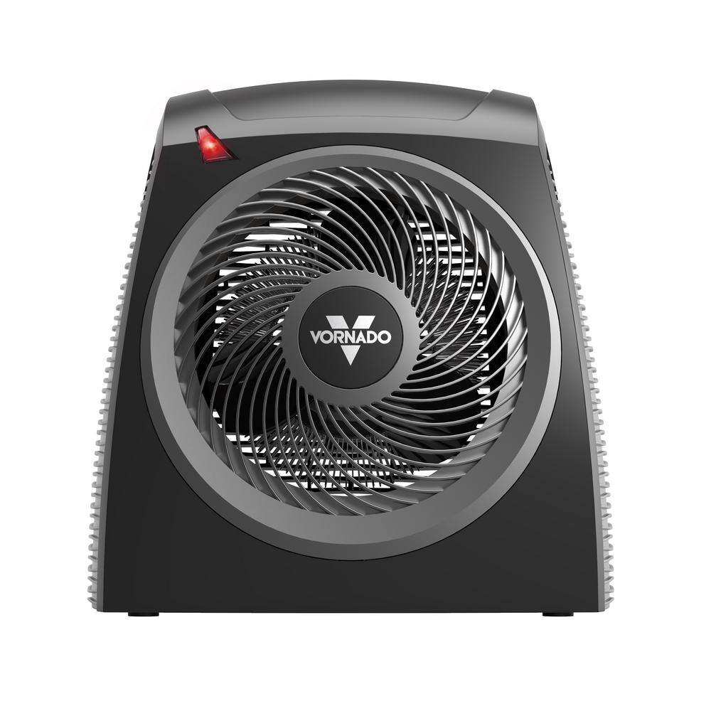 Vornado TAVH10 1500-Watt Whole Room 5118 BTU Electric Fan Heater Adjustable Thermostat AutoClimate Advanced Safety in Black EH1-0097-06