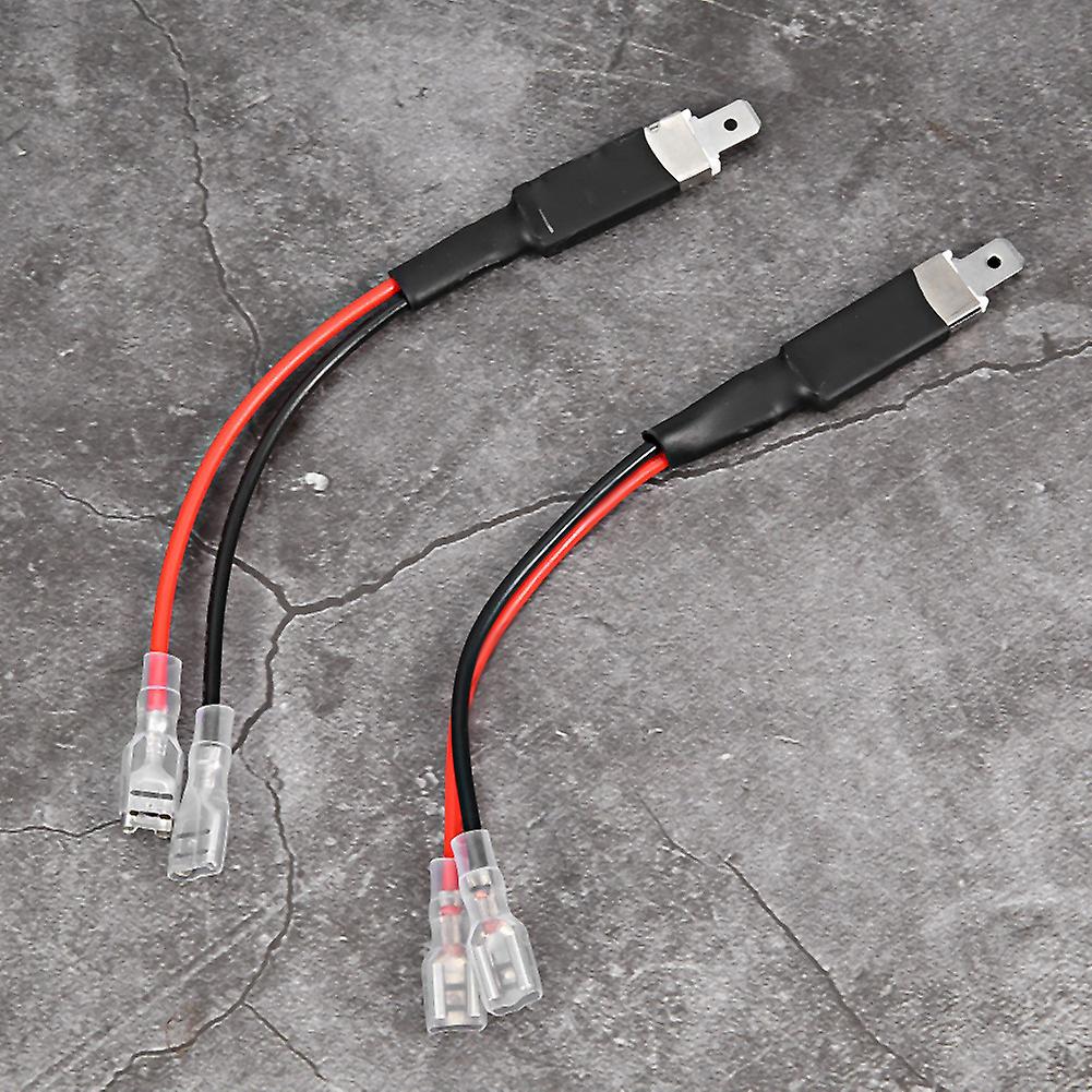 2pcs H1 Led Single Conversion Wiring Connector Cable Holder Adapter For Hid Headlight Bulbs