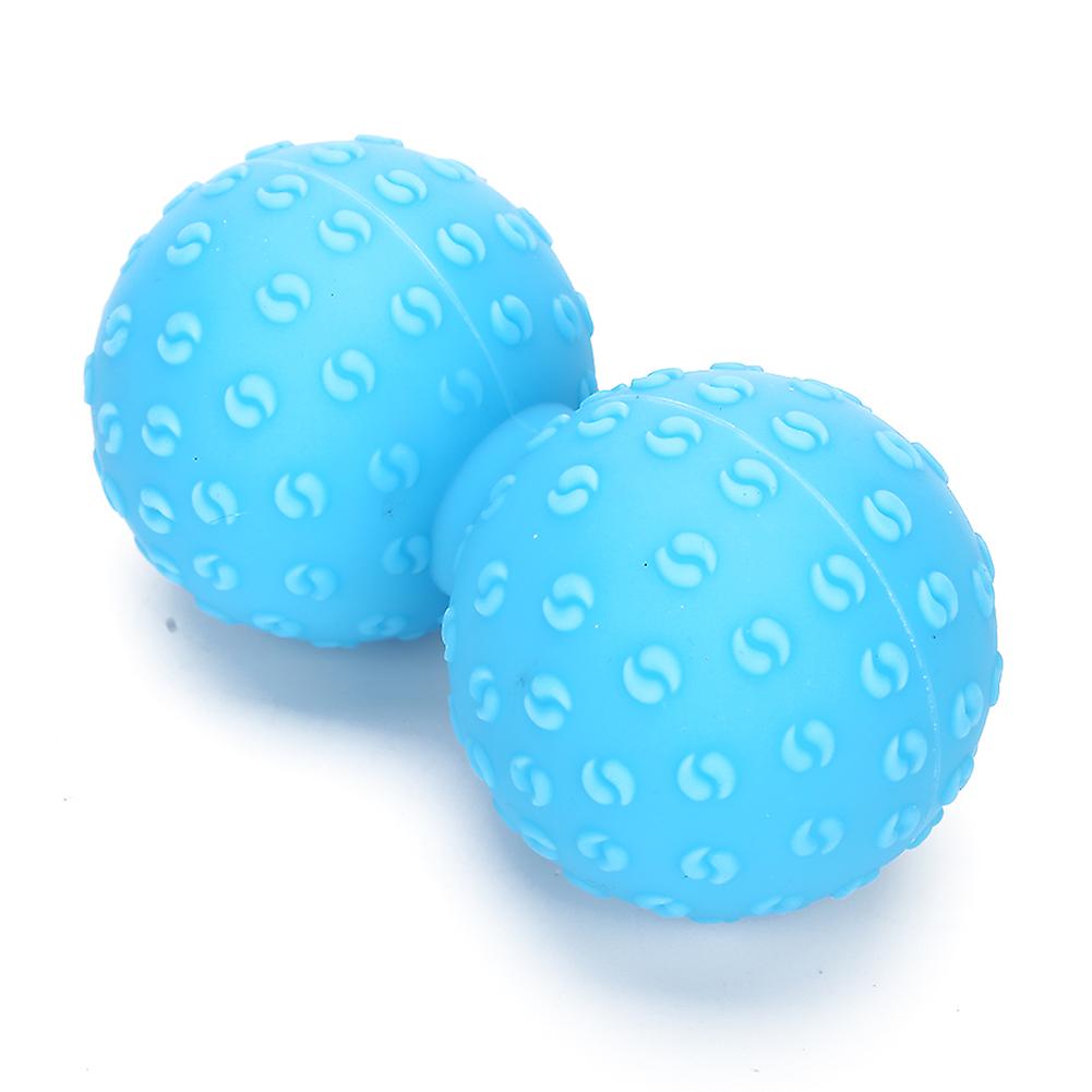 Double Massage Ball Leg Back Shoulder Muscle Release Deep Tissue Massage Yoga Gym Fitness Ballblue