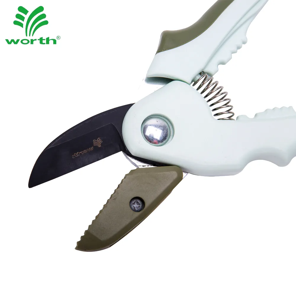 Quality oy Steel Gardening Cutting Tools Hand Anvil Pruner Pruning Shears Garden Scissors