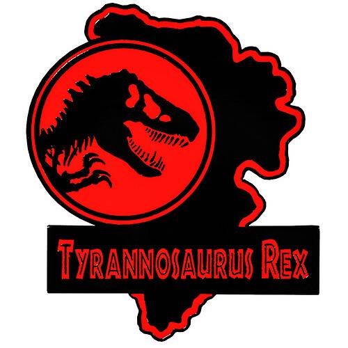 Jurassic Park Map Enamel Pin (T-Rex)