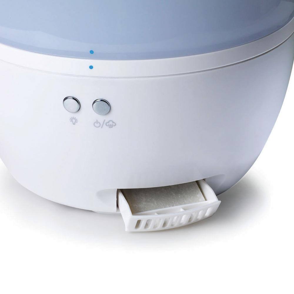 Tribest Humio 0.5 Gal. Humidifier with Aromatherapy Compartment and Night Light HU-1020-A