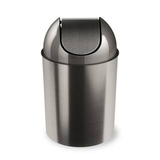 Umbra 2.5 Gal. Silver Mezzo Trash Can 082744-421