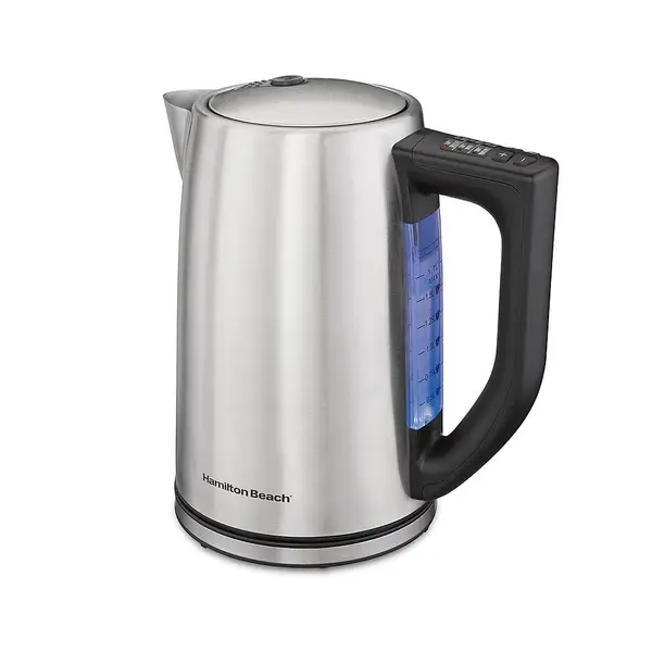 Hamilton Beach Brushed Stainless 1.7 Liter Variable Temperature Kettle