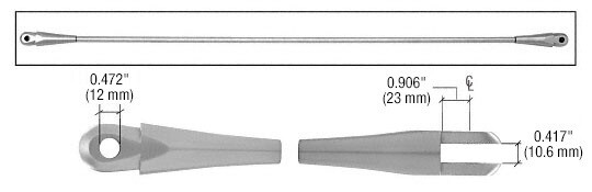 CRL 270112 Tension Rod End Fittings for 12mm Rod (...