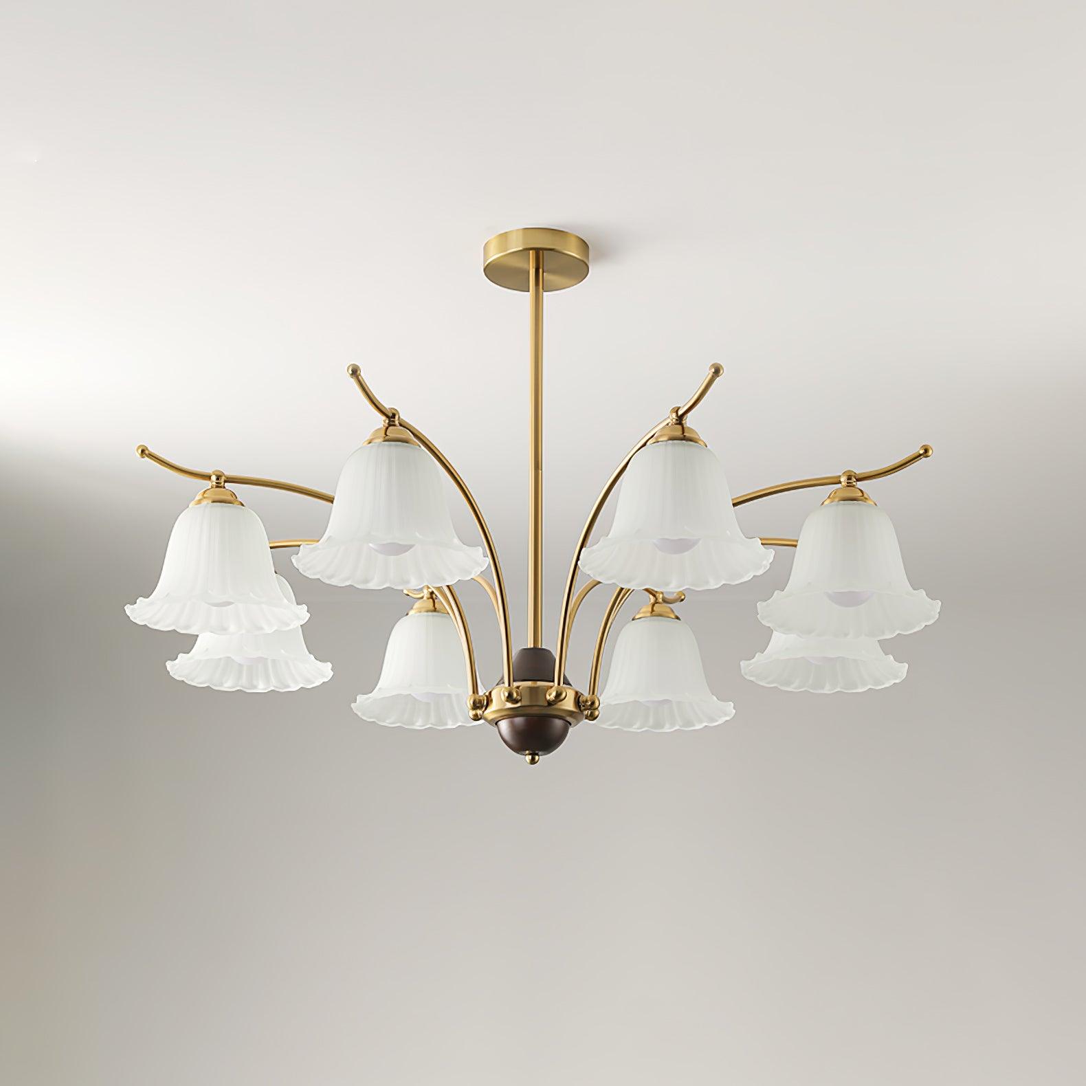 Flora Brass Chandelier