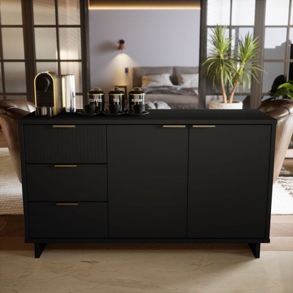 Granville 55.07 Sideboard in Black