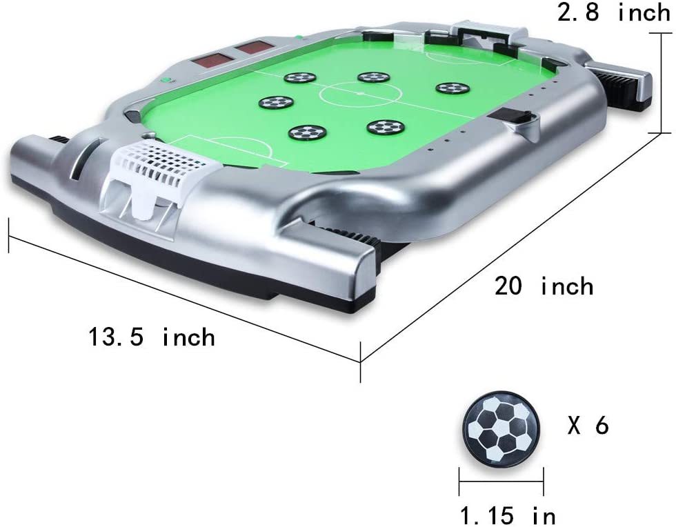 Two Player Desktop Soccer Game - Foosball Table, Mini Tabletop Billiard Game Accessories Soccer Tabletops Competition Games Sports Games Family Night