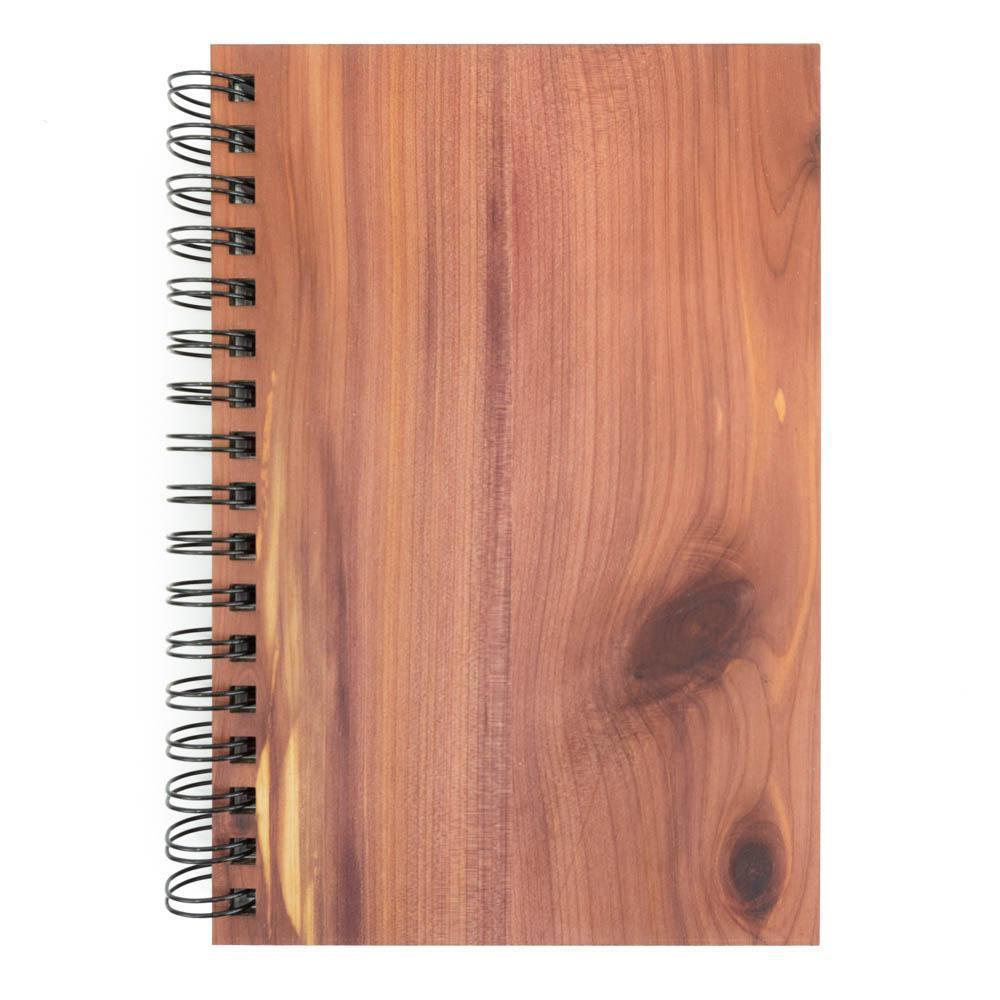 Classic Wood Spiral Journal