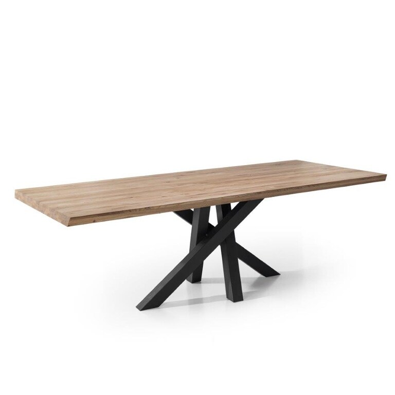 CENSO Wood Dining Table   Walnut/Graphite