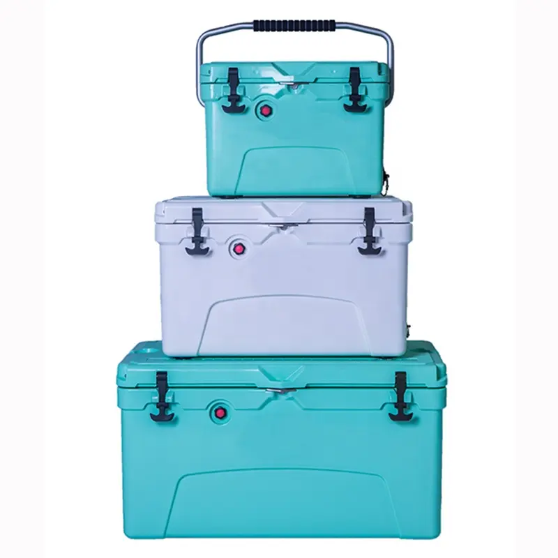 Benfan 75qt insulated rotocooler ice chests hard ice storaged plastic container camping