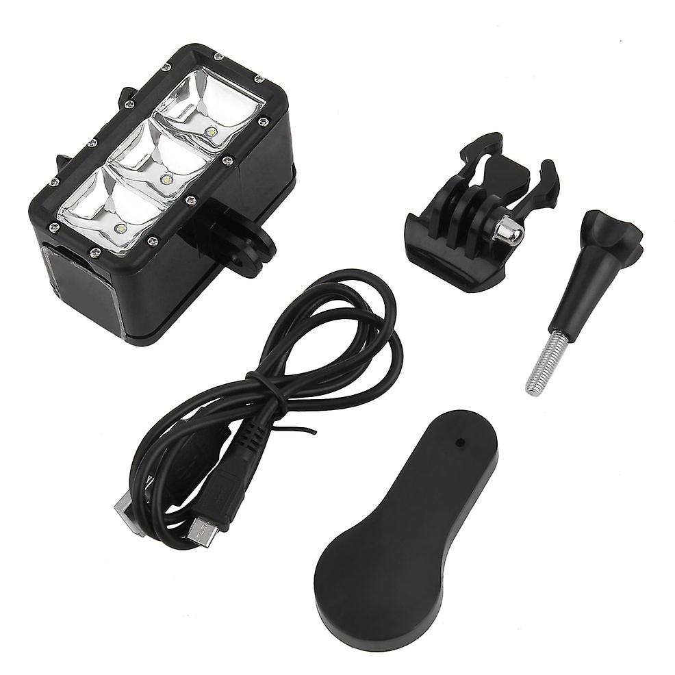 30m Underwater Led Waterproof Diving Spotlight Camera Night Shooting Lamp