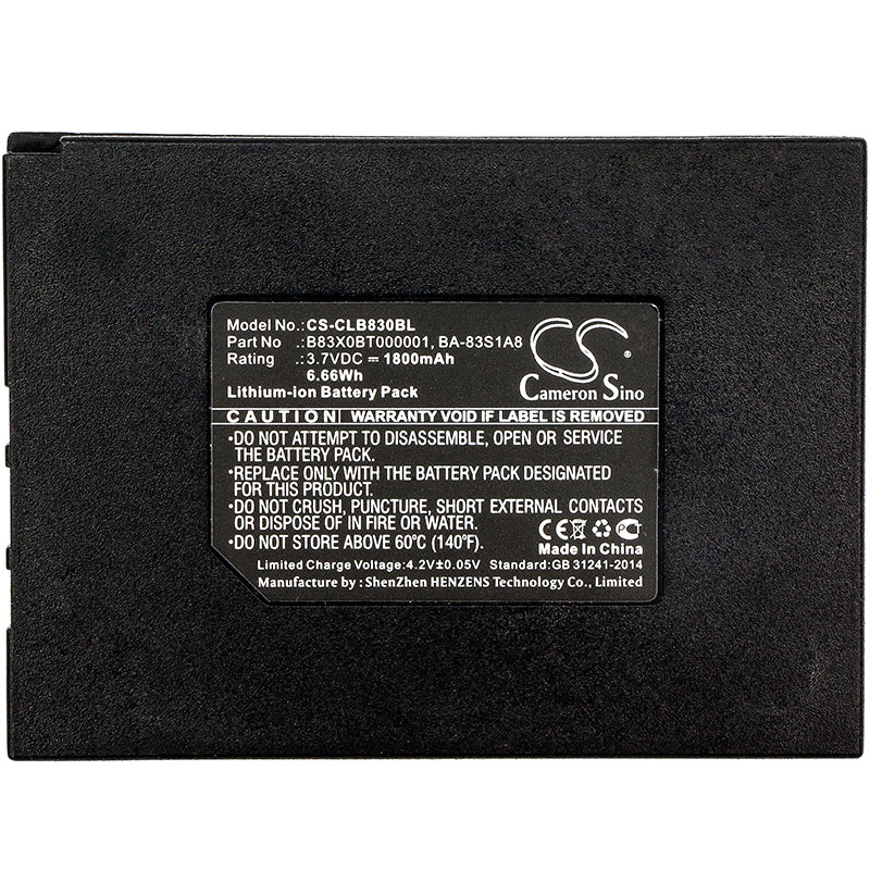 Cipherlab 8300 Replacement Battery BatteryClerkcom Barcode