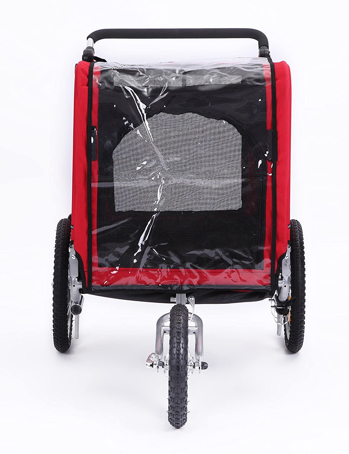 3 in 1 Luxury Large Sized Bike Trailer Bicycle Pet Trailer/Jogger/Dog Cage with Suspension 10308