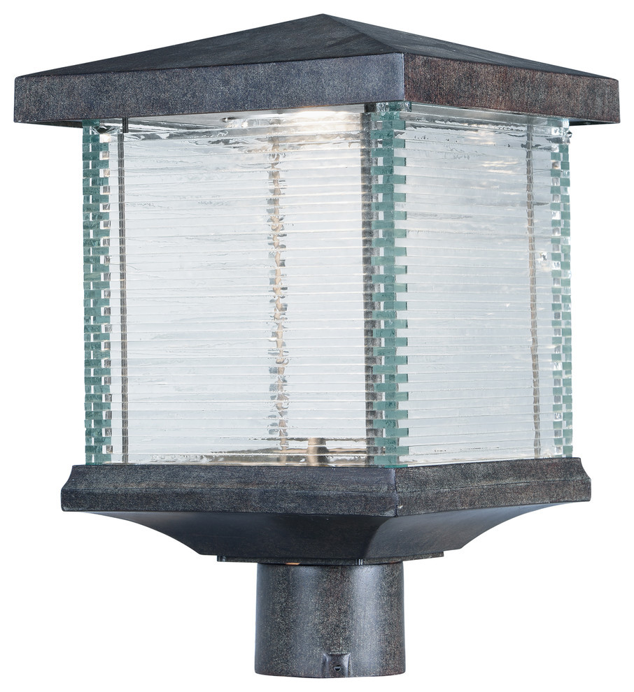 Triumph VX LED Outdoor Post Lantern   Transitional   Post Lights   by HedgeApple  Houzz