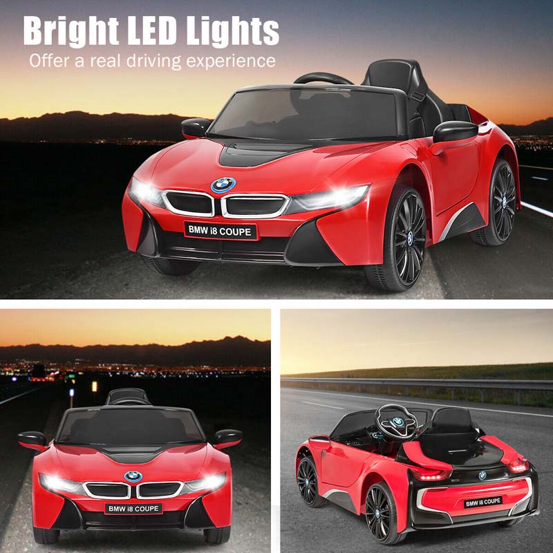 12V Licensed BMW I8 Coupe Kids Ride On Car Battery Powered Electric Vehicle with 2.4G Remote Control