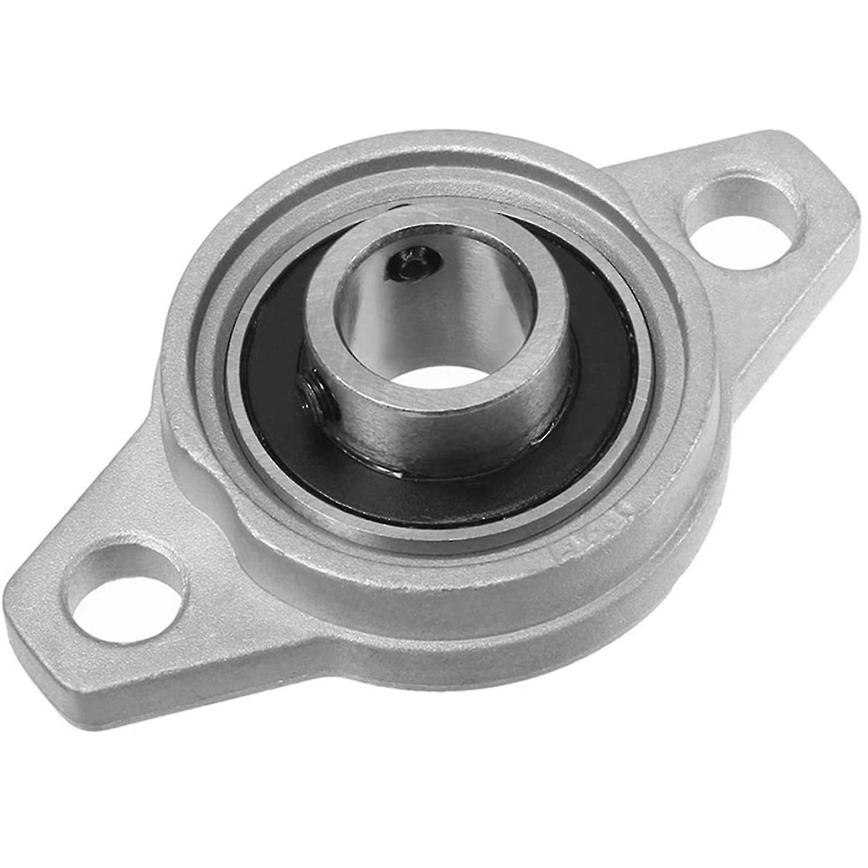 4pcs Kfl001 12mm Zinc Alloy Self Aligning Pillow Block Flange Bearing