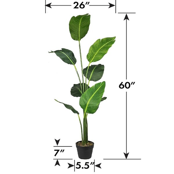 5foot Artificial Bird of Paradise in Pot