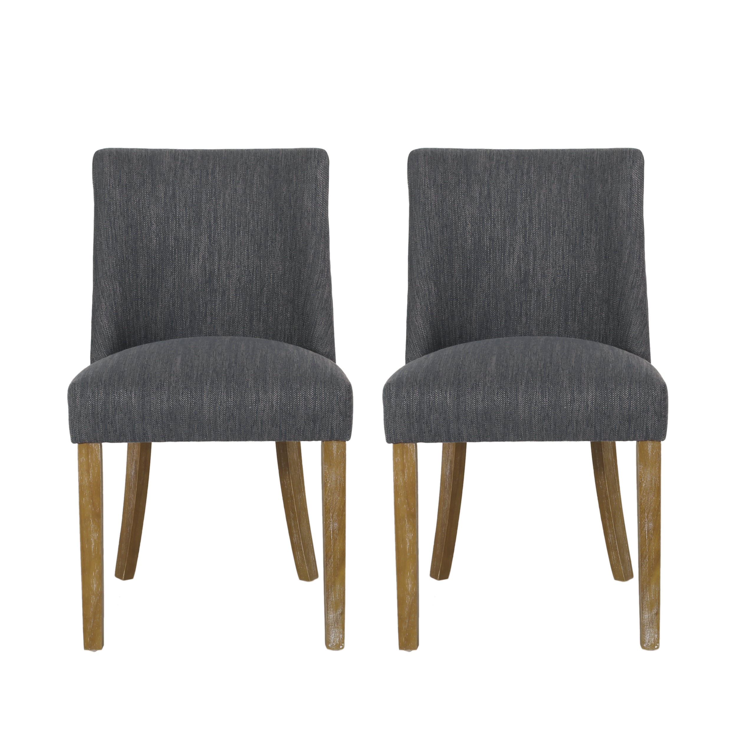 Gladwin Contemporary Fabric Dining Chairs, Set of 2