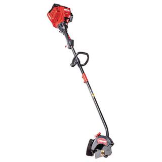 Troy-Bilt 25 cc 2-Cycle Curved Shaft Gas Trimmer with Edger Attachment Included TB25CE