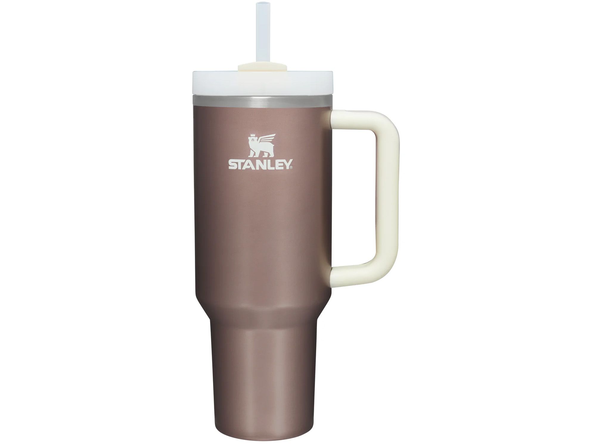 Stanley 40 oz. Quencher H2.0 FlowState Tumbler， Rose Quartz Glow