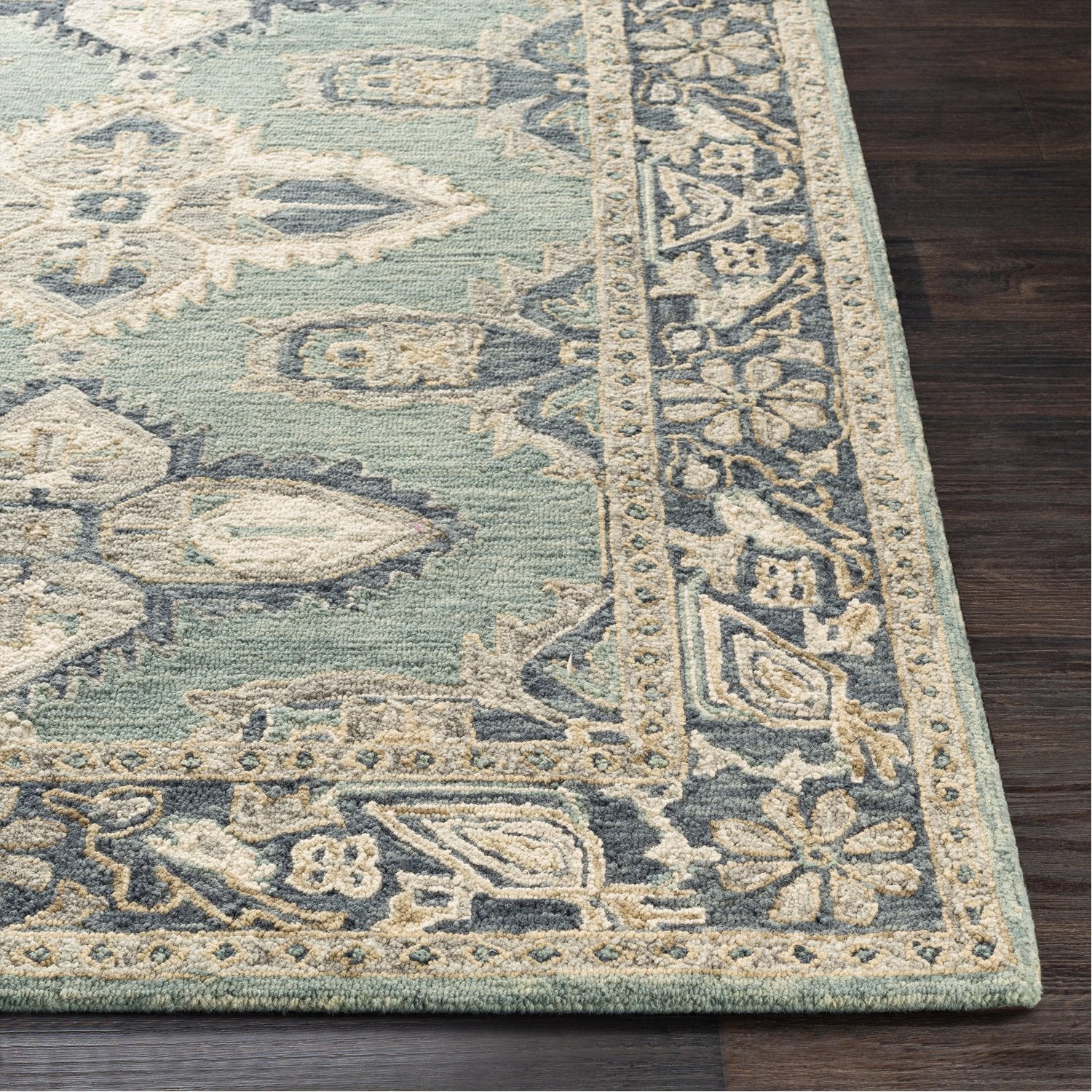 Bonifate Rug in Aqua & Denim