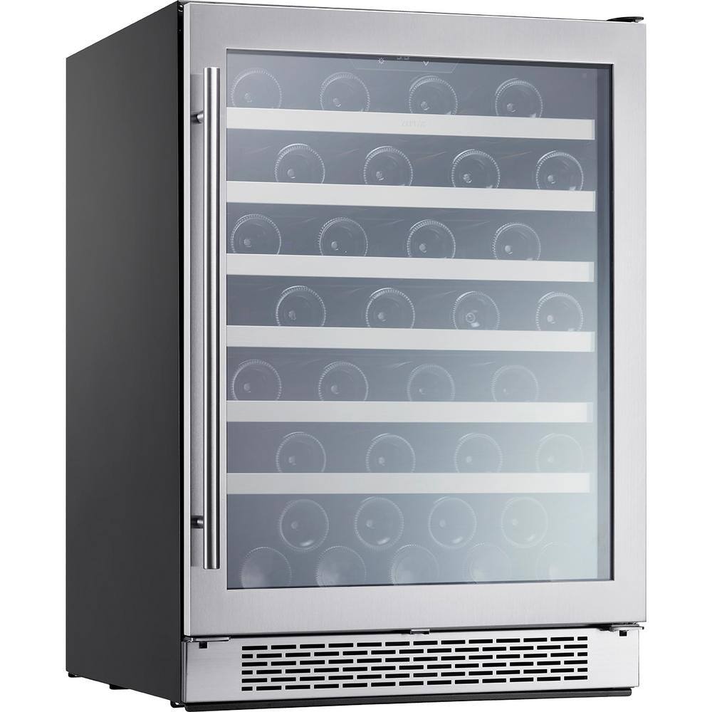 Zephyr Presrv 24 in. 53-Bottle Wine Cooler with Single Temperature Zone PRW24C01BG