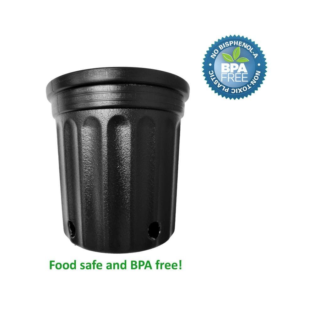 Viagrow 12 Gal. Plastic Nursery Pots (100-Pack) VHPP50-100