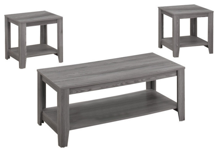 3 Piece Table Set   Transitional   Coffee Table Sets   by Monarch Specialties  Houzz