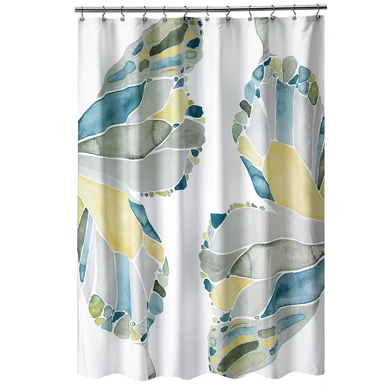 Popular Bath Shell Rummel Butterfly Shower Curtain