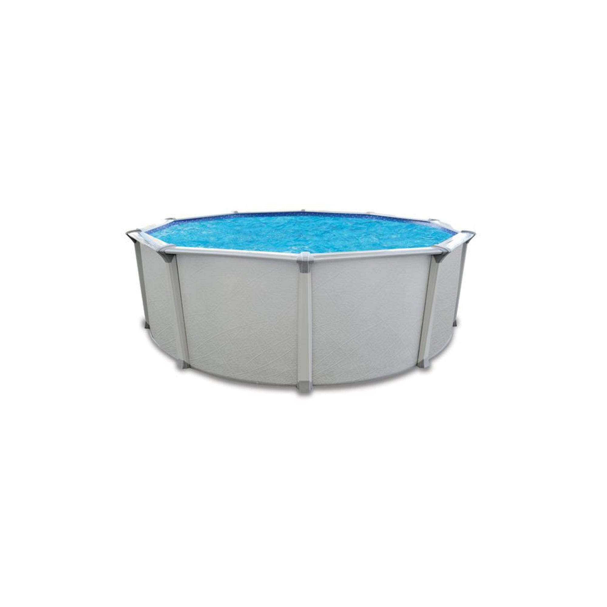 Aquarian Pools Fuzion Series 27 Feet x 52 Inch Round Above Ground Swimming Pool