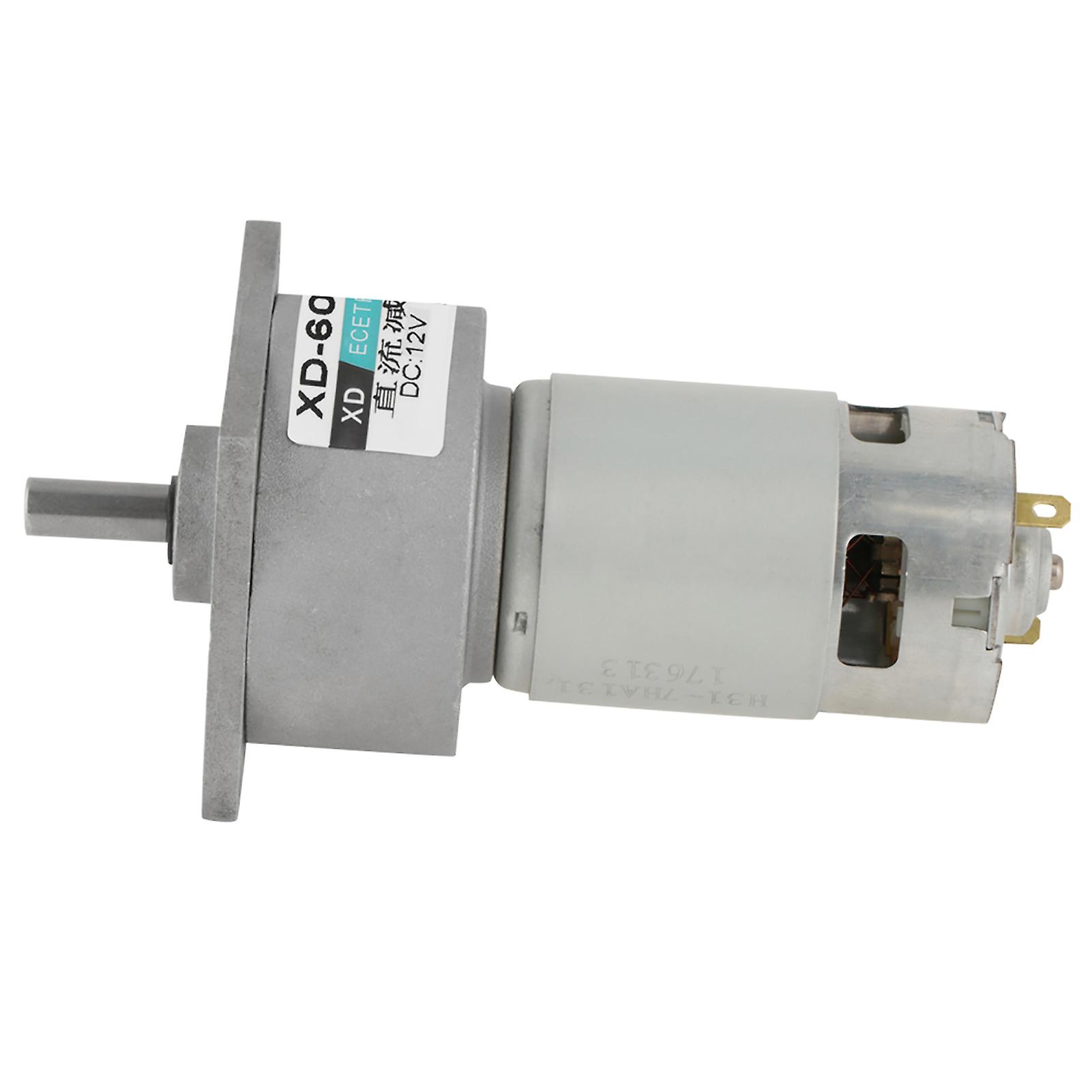 35w Micro Dc Metal Gear Motor Speed Adjustable Cw/ccw  ( 12v 30rpm)