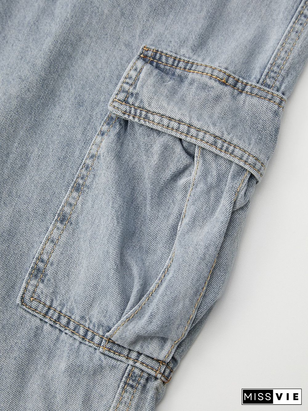 Paperbag Waist Cargo Jeans