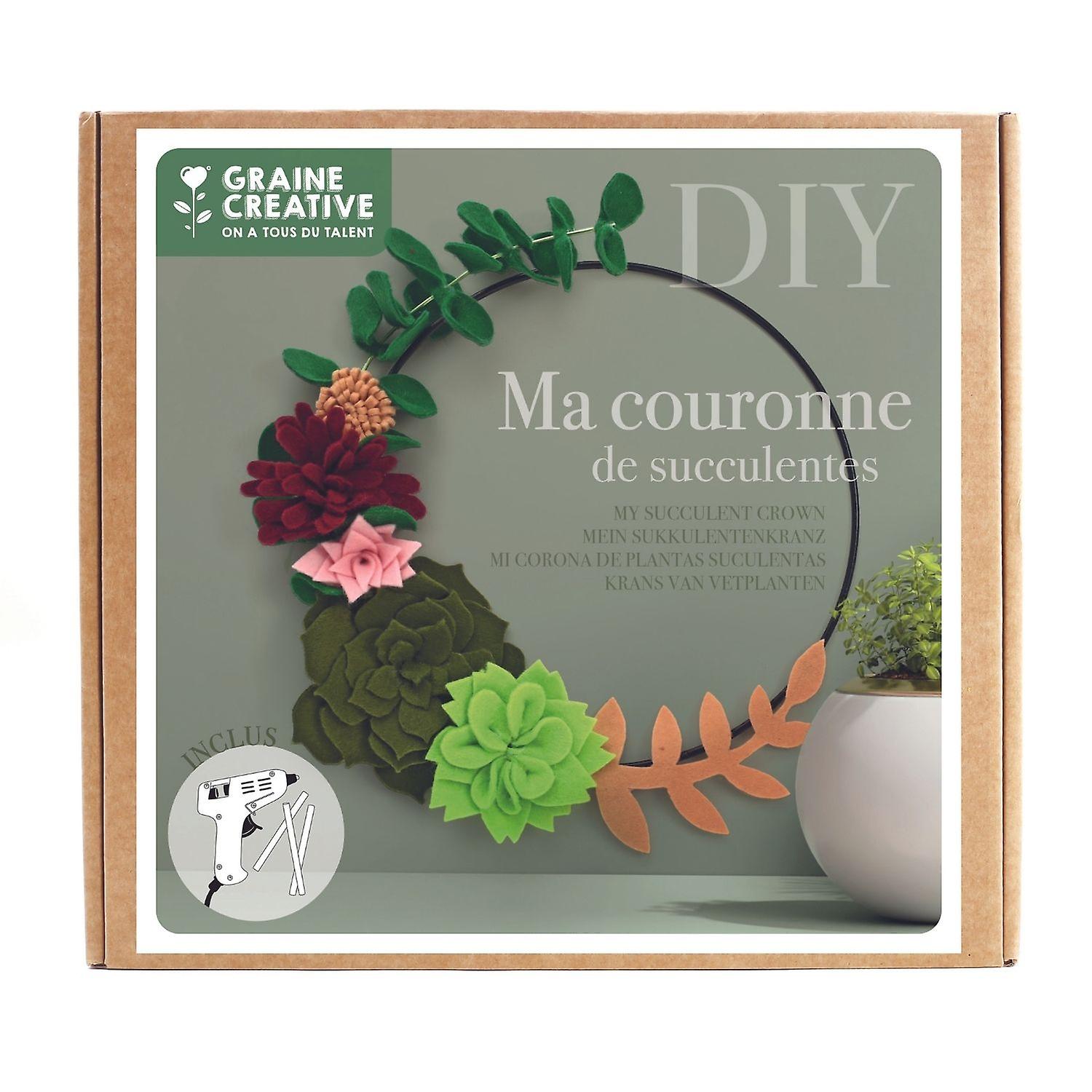 Gift set Succulent wreath