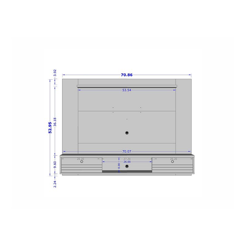 MANHATTAN COMFORT Liberty Floating Entertainment Center