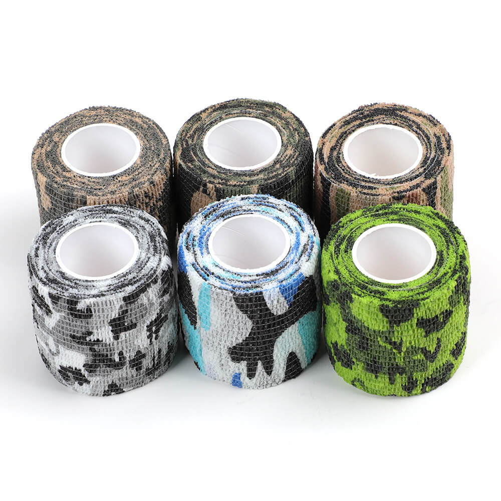 Bluerockt 50mm Tattoo Tape Grip Cover Self-adhesive Elastic Bandage Handle 6Pcs