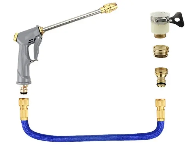 China Factory Supply Wholesale  Aluminum oyCopper plated High Pressure Car Wash Sprayer Gun