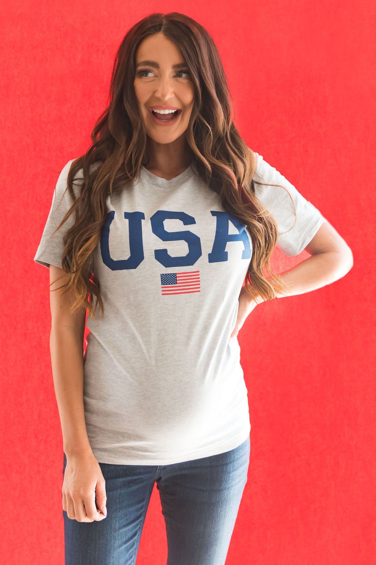 USA Modest Graphic Tee