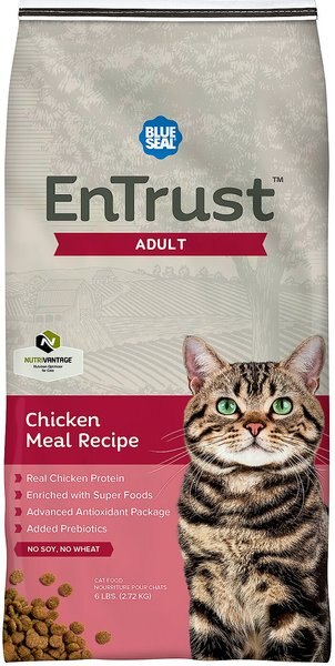 Blue Seal EnTrust Adult Cat Chicken Meal Recipe Dry Cat Food