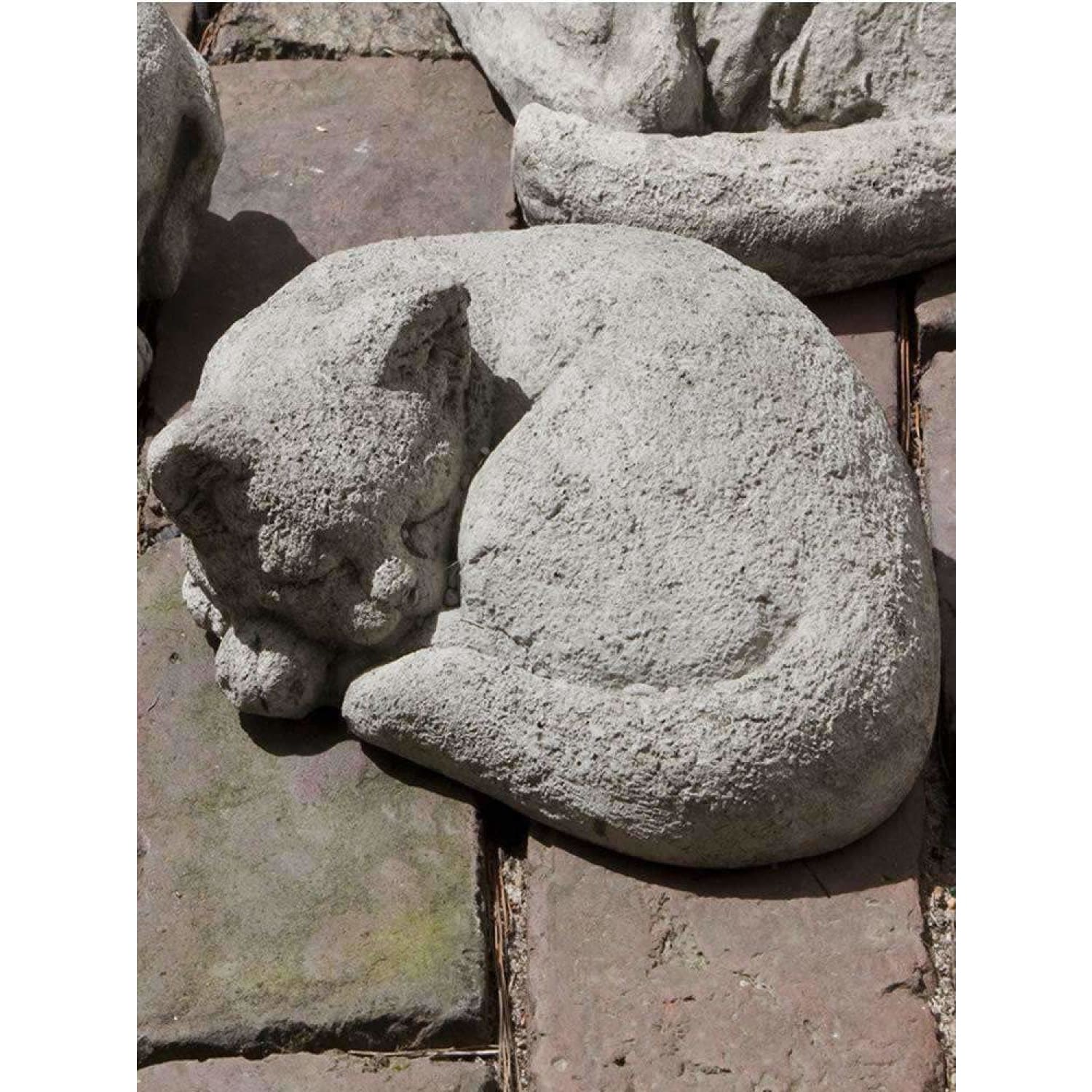 Campania International Curled Small Cat Statue