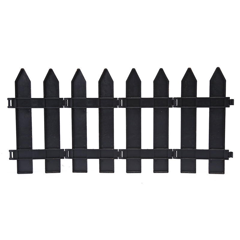 1pcs Decoractive Picket Fence Miniature Plastic Fencing DIY Garden Gates Decor