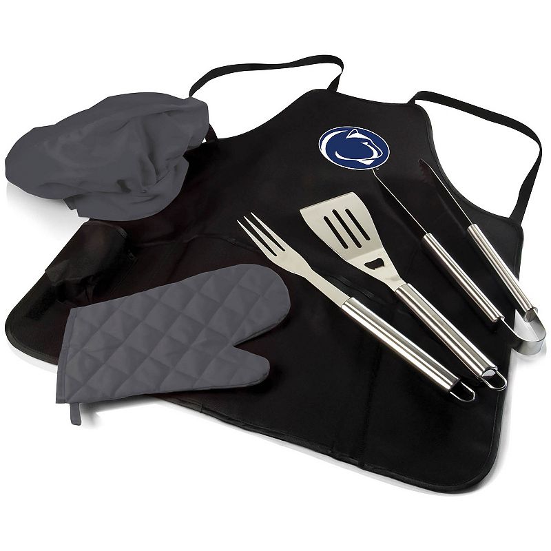 Picnic Time Penn Quakers BBQ Apron Tote Pro Grill Set