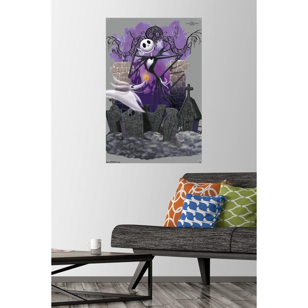 Trends International Disney Tim Burton x27 s The Nightmare Before Christmas Jack And Zero Unframed Wall Poster Prints