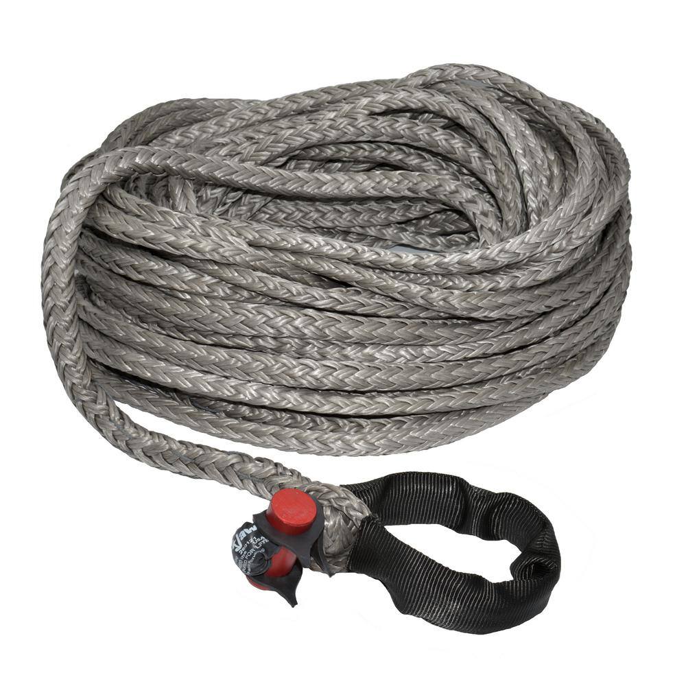 LockJaw 12 in. x 100 ft. Synthetic Winch Line Extension with Integrated Shackle 21-0500100